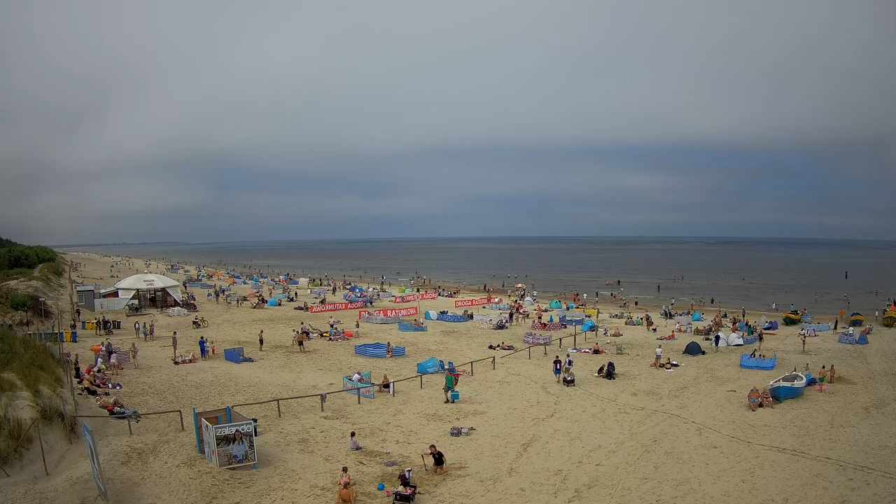 Jantar plaża live. Pogoda w Jantarze. Kamery nad Morzem Bałtyckim 