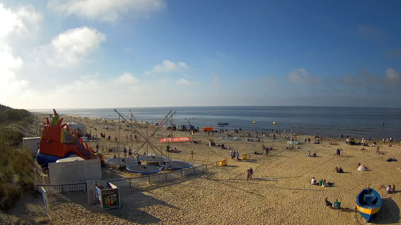 Jantar plaża live. Pogoda w Jantarze. Kamery nad Morzem Bałtyckim 