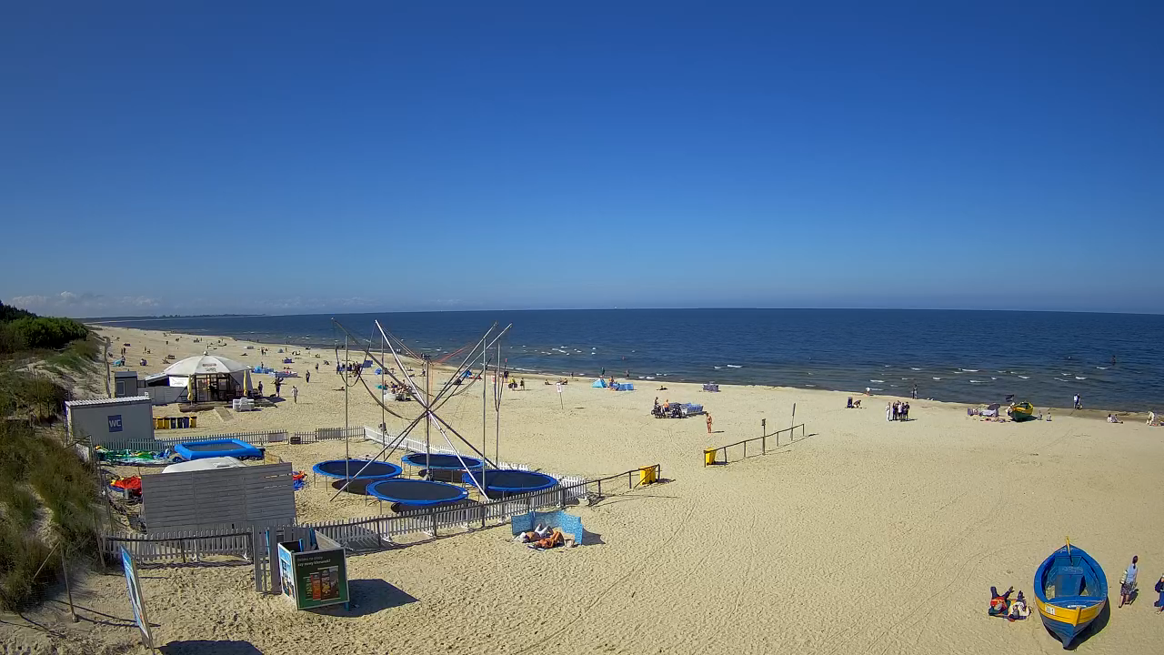 Jantar plaża live. Pogoda w Jantarze. Kamery nad Morzem Bałtyckim 