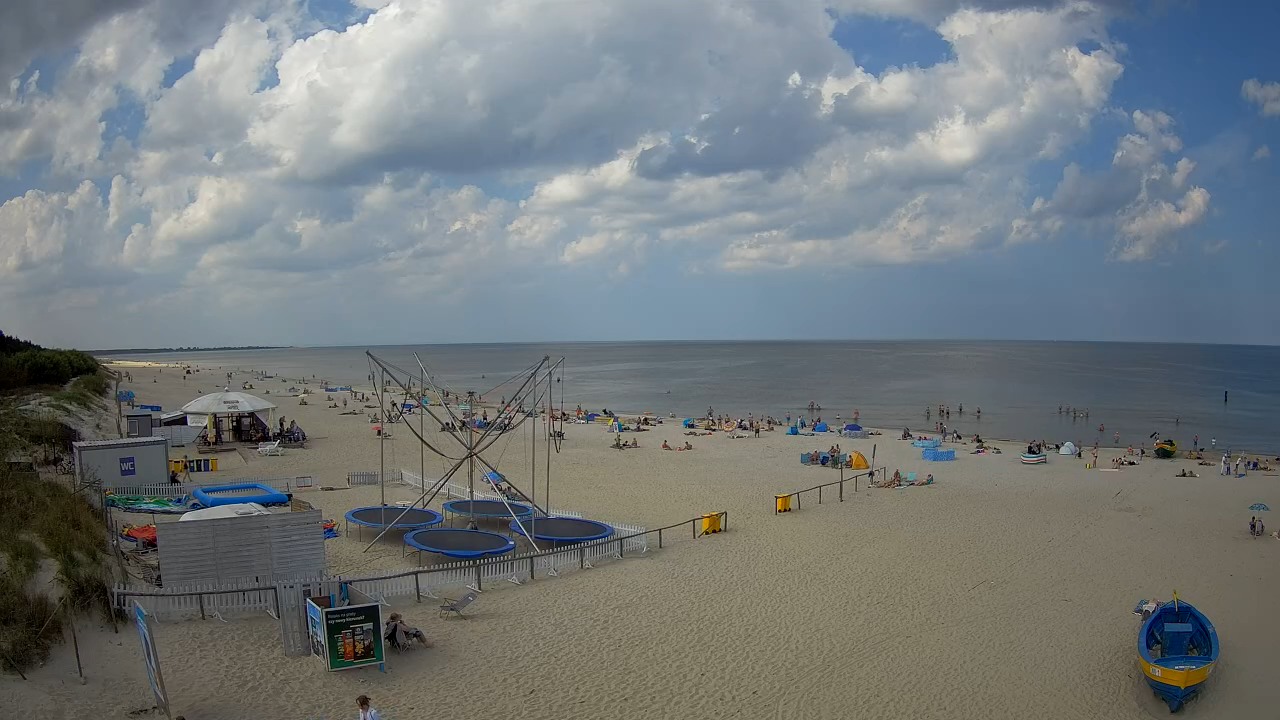 Jantar plaża live. Pogoda w Jantarze. Kamery nad Morzem Bałtyckim 