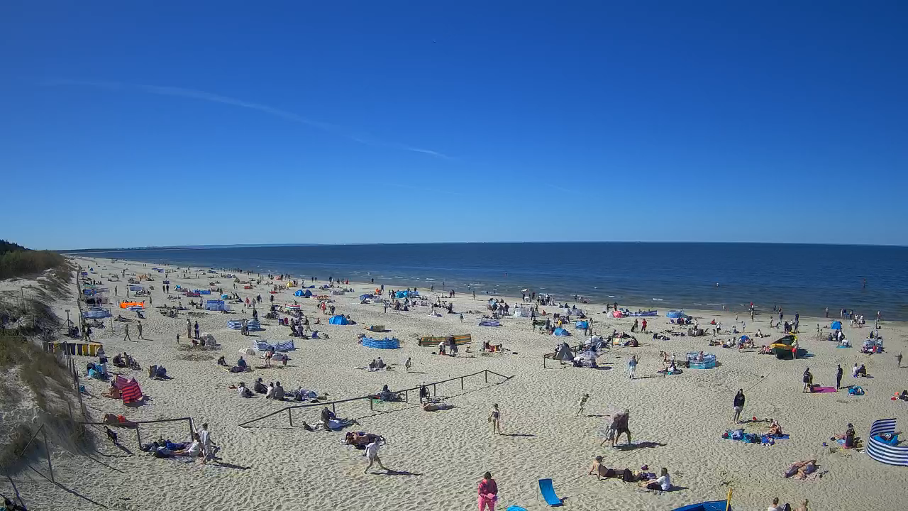 Jantar Plaża, pogoda i morze na żywo! Sprawdź warunki zanim przyjedziesz…