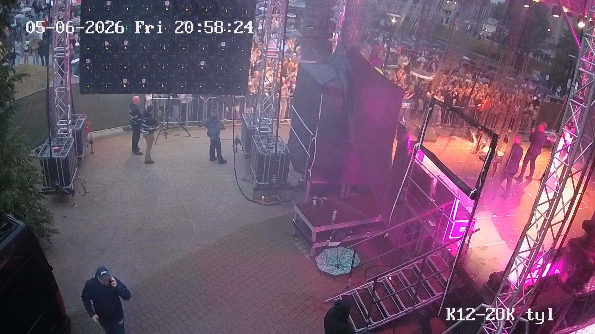Plac za Żuławskim Ośrodkiem Kultury. Nowy Dwór Gdański 