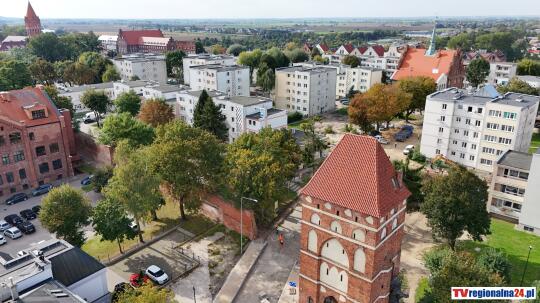 Co dzieje się na Starym Mieście w Malborku? Zobacz najnowsze wideo i zdjęcia z drona