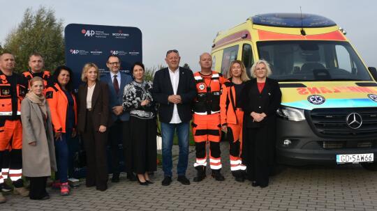 Nowa karetka za blisko milion złotych trafi do Dzierzgonia. Ma wesprzeć ratownictwo w powiecie sztumskim
