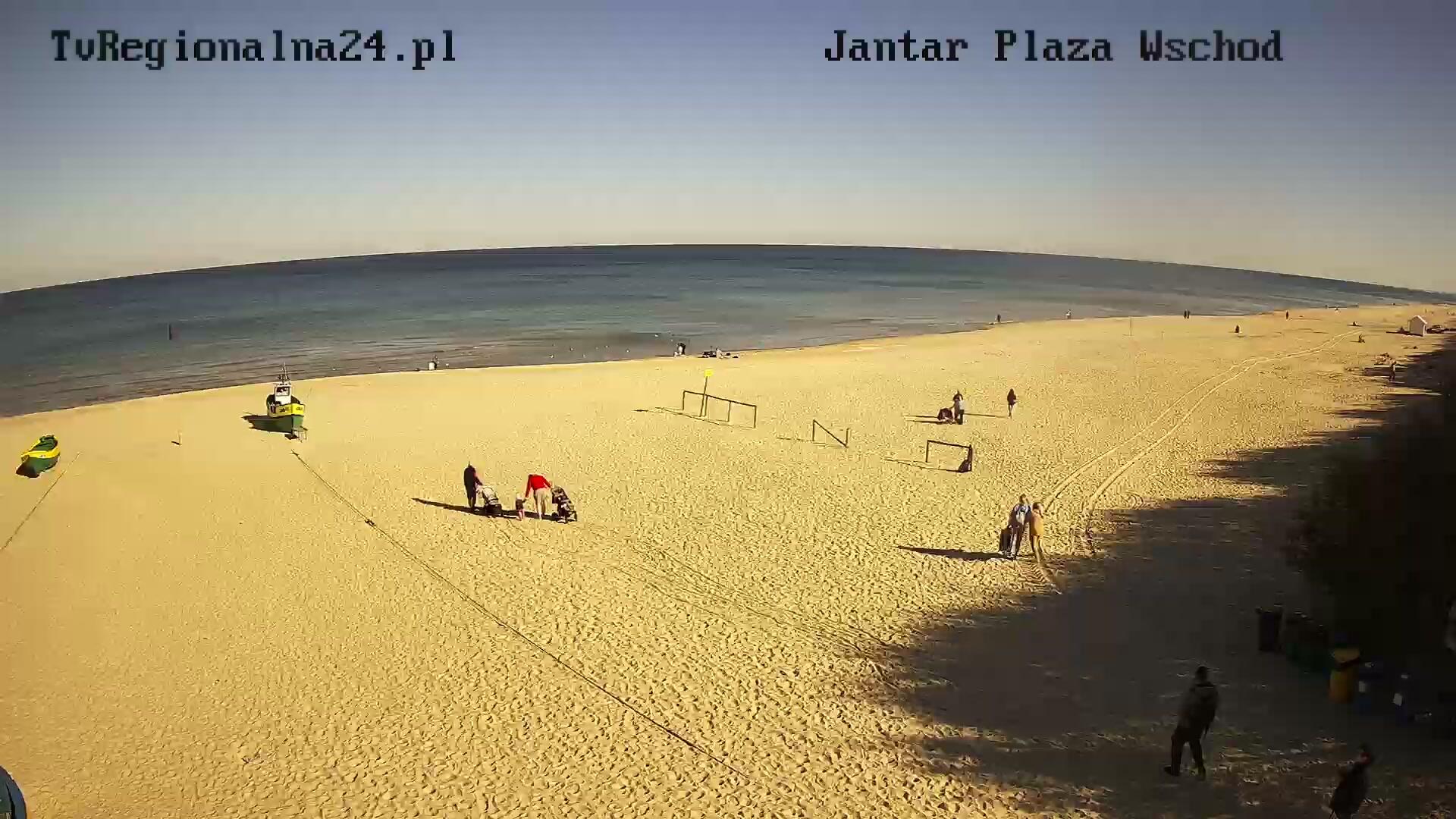 Podgląd: Jantar plaża wschód. Kamera na żywo. 