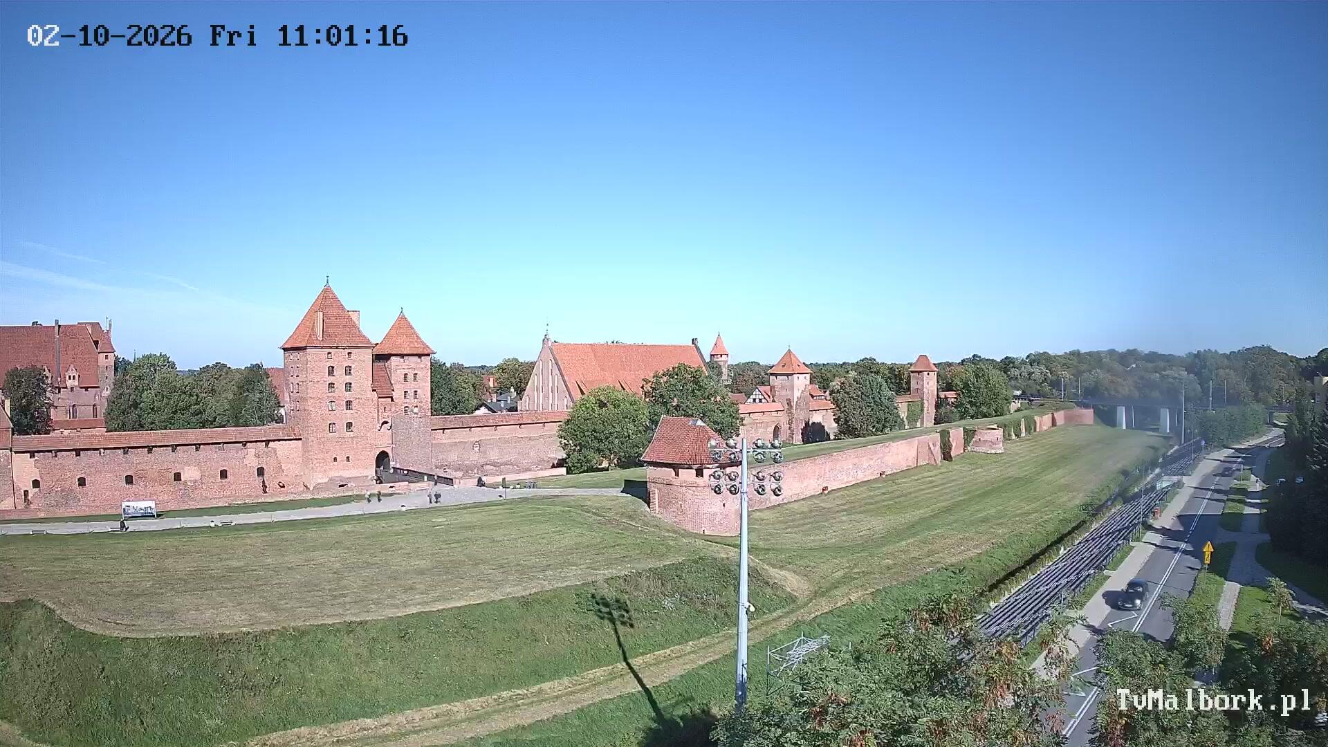 Podgląd: Oblężenie Malborka - Wały Von Plauena. Kamery na żywo w Malborku #zamek #malbork #OblężenieMalborka