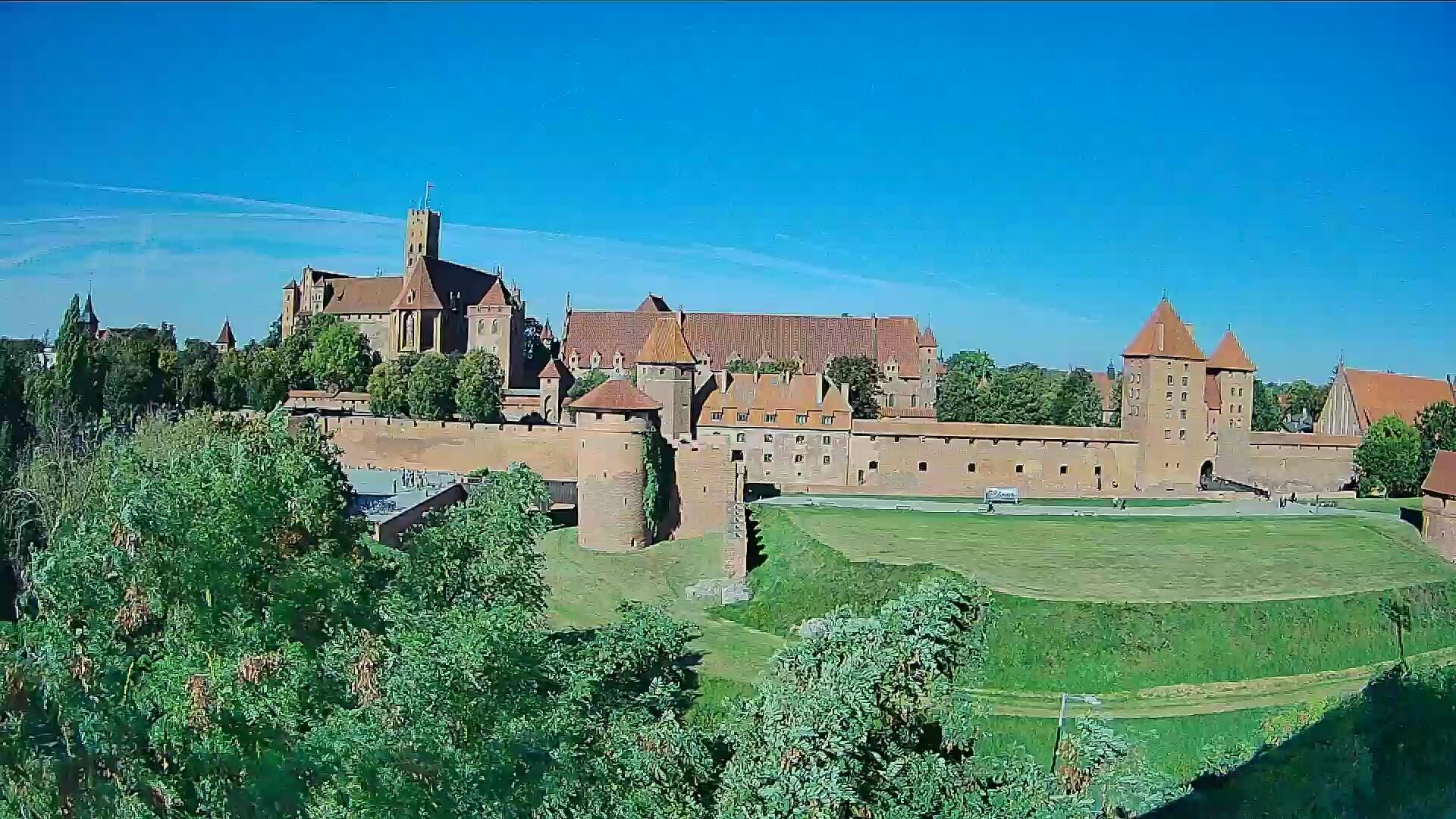 Podgląd: Zamek w Malborku na żywo. Malborska Madonna.