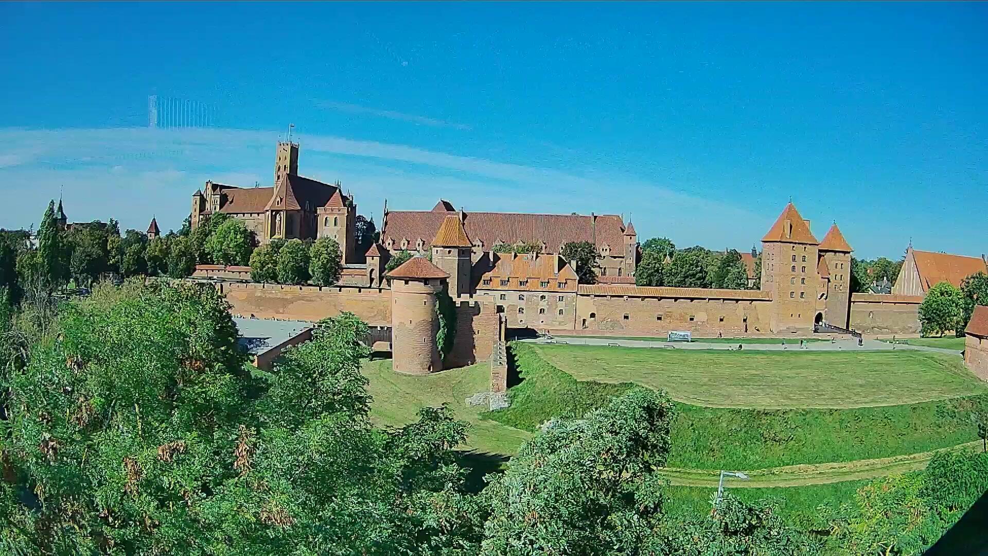 Podgląd: Zamek w Malborku na żywo. Malborska Madonna. 