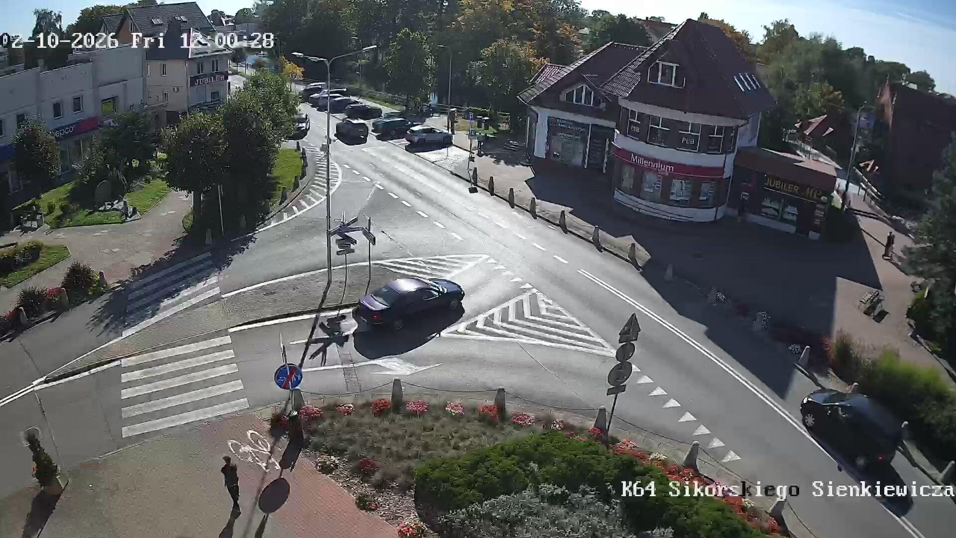 Podgląd: Nowy Dwór Gdański na Żywo, ul. Generała Władysława Sikorskiego - Obrońców Westerplatte