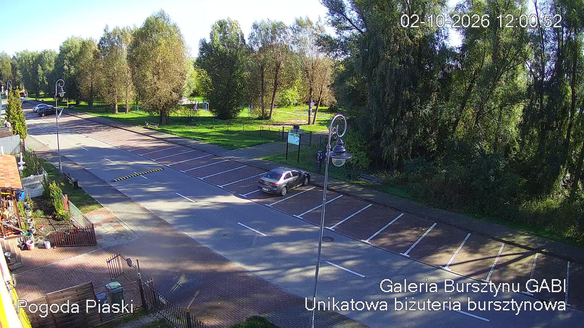 Podgląd: Sklep "KONIK" Krynica Morska - Piaski ul. Słoneczna. Zalew Wiślany na żywo. Granica Unii Europejskiej z Rosją w Piaskach DW 501