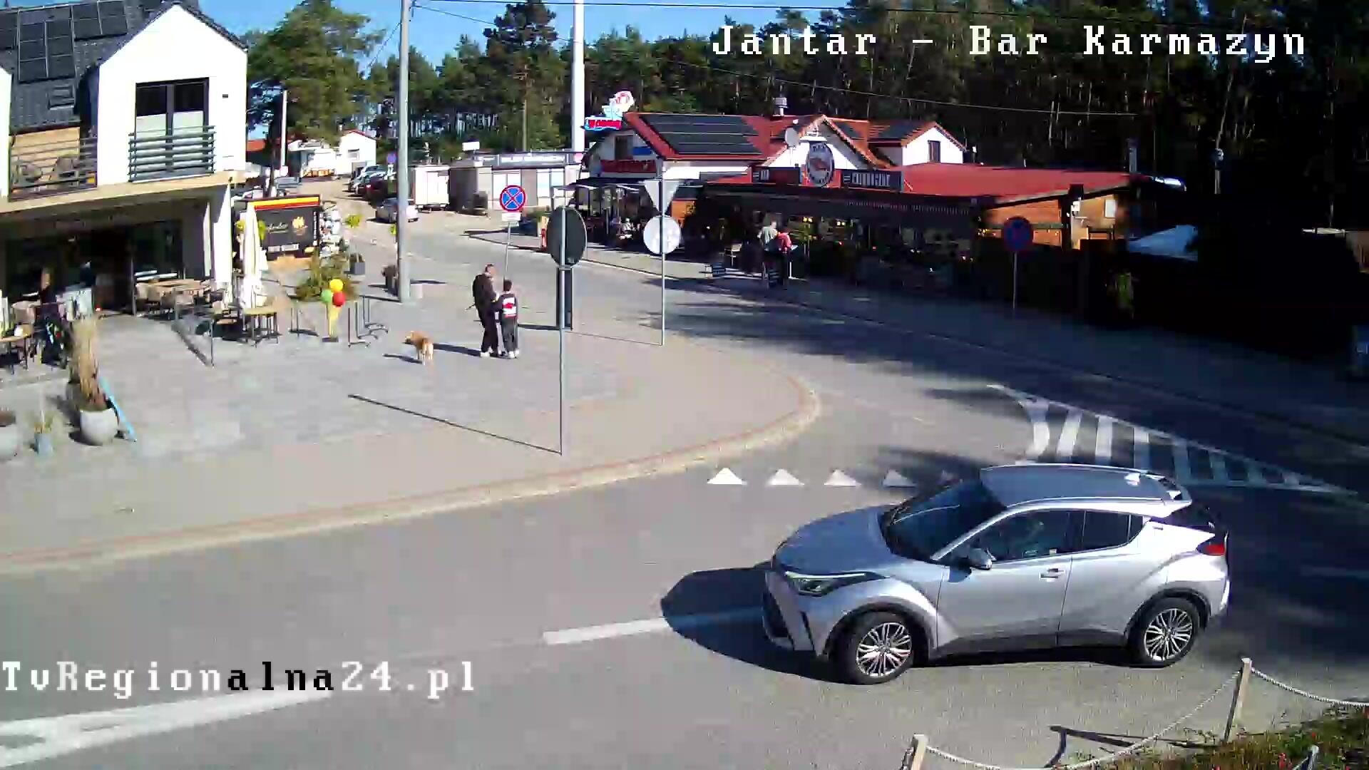 Podgląd: Bar KARMAZYN i Smażalnia Ryb zaprasza przez cały rok. Aktualna pogoda w Jantarze kamera on line  