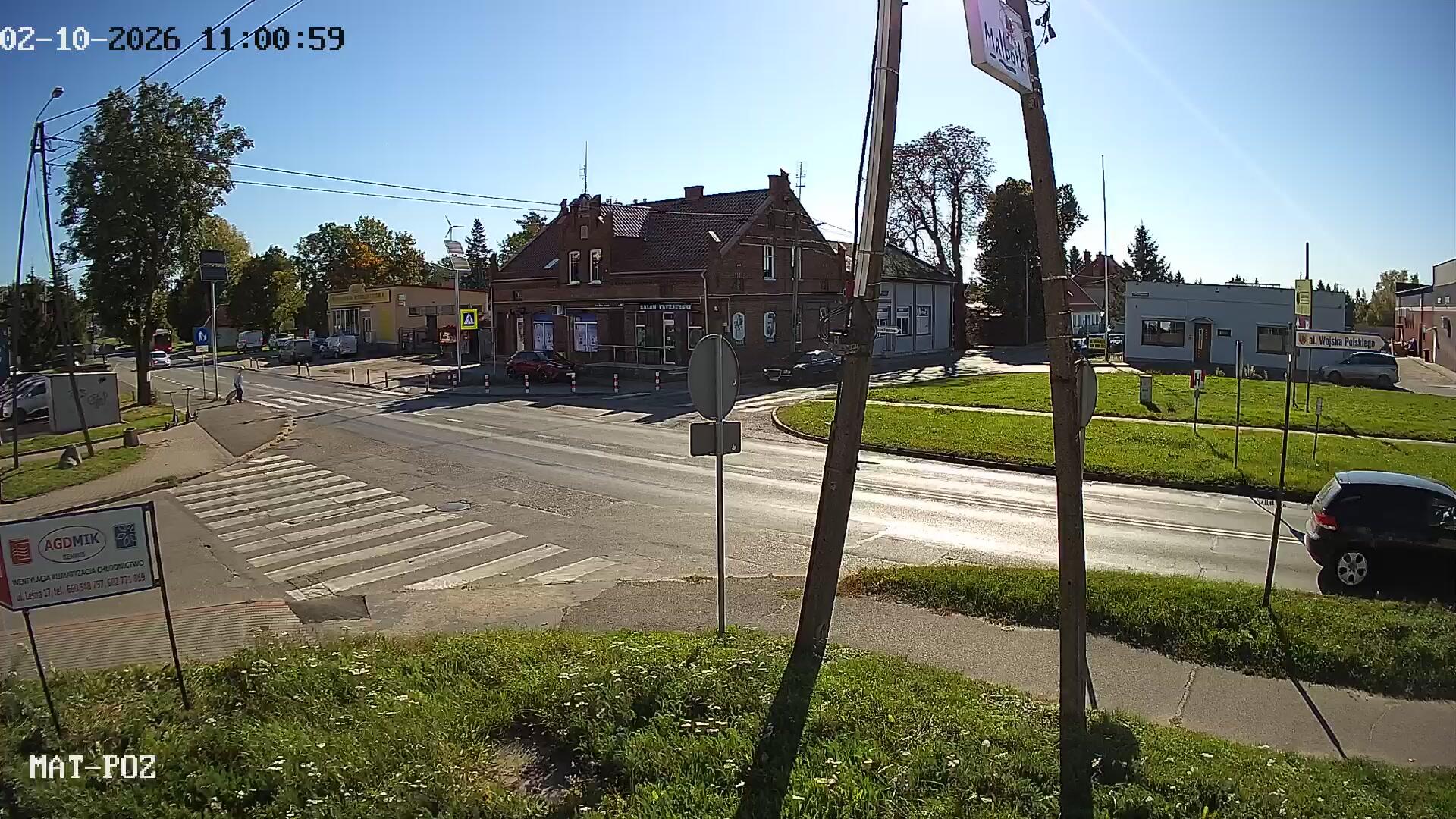 Podgląd: Kamera Malbork na żywo – Aleja Wojska Polskiego, Nogatowa, Koszykowa | DK22